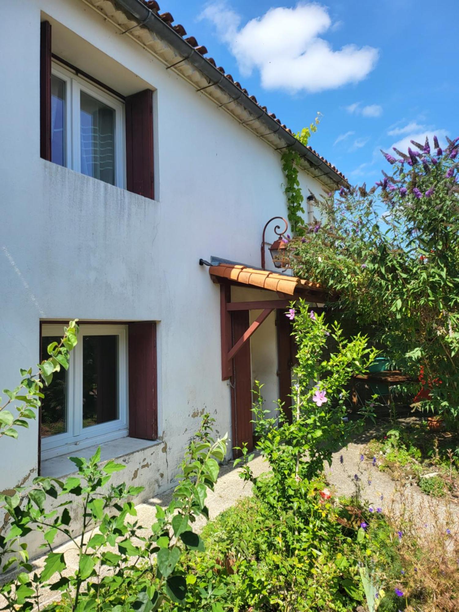 La Maison Rouge Paisible Maison De Pays Saujon Luaran gambar